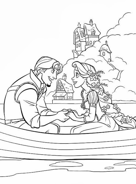 Disney Tangled Coloring Pages Printable 3