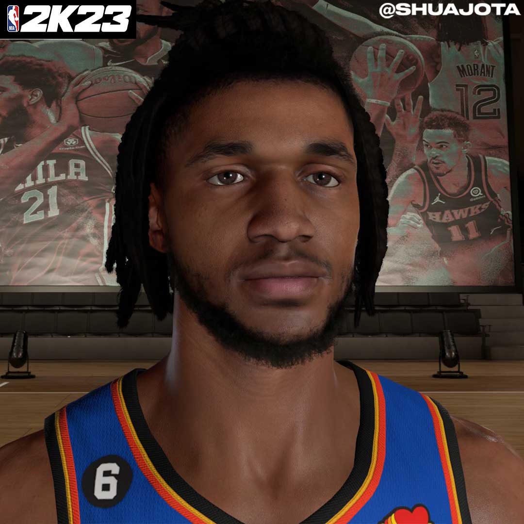 NBA 2K23 Isaiah Joe Cyberface