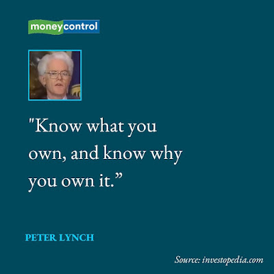 Know what you own, and know why you own it - PETER LYNCH Quotes - 29.04.2024