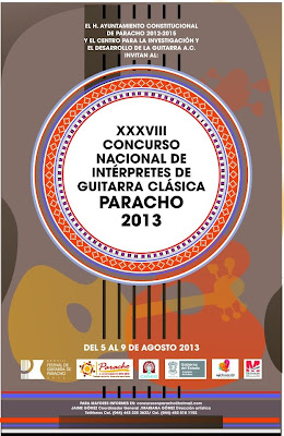 Concurso Nacional de Interpretes de Guitarra Clásica en Paracho 2013