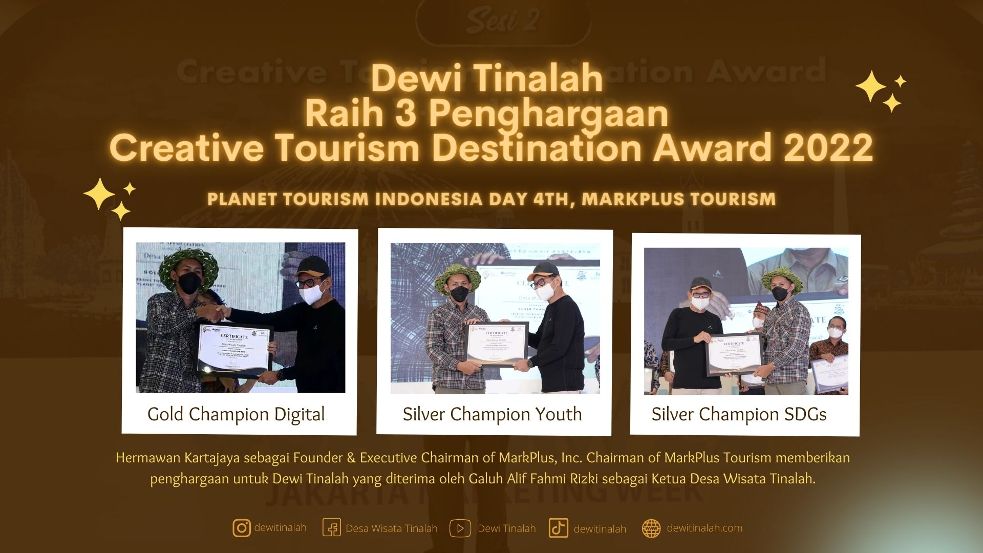 Dewi Tinalah - Creative Tourism Destination Award 2022