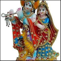 Radha Krishna Murti Decoration