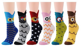  owls socks womens teachers