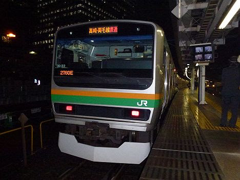 湘南新宿ライン　新宿経由　快速　前橋行き1　E231系