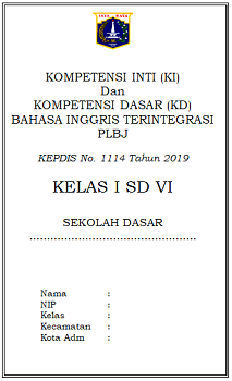 KOMPETENSI INTI Dan KOMPETENSI DASAR PLBJ BAHASA INGGRIS KELAS 1 2 3 4 5 6 SD/MI