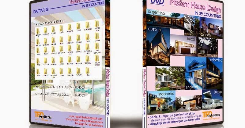 DVD Gambar Kerja: kumpulan desain rumah modern
