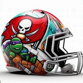 Tampa Bay Buccaneers TMNT Concept Helmet