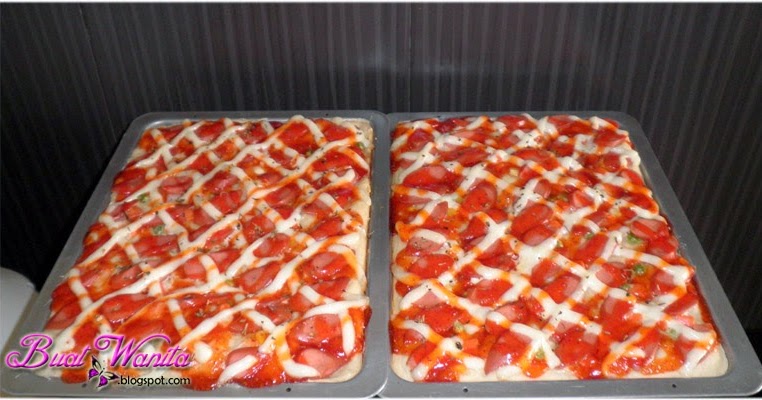 Jom Buat Homemade Roti Pizza Tanpa Cheese - Buat Wanita
