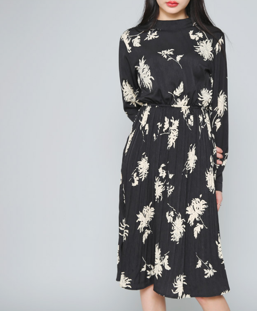 Floral Print Shirtwaist Dress