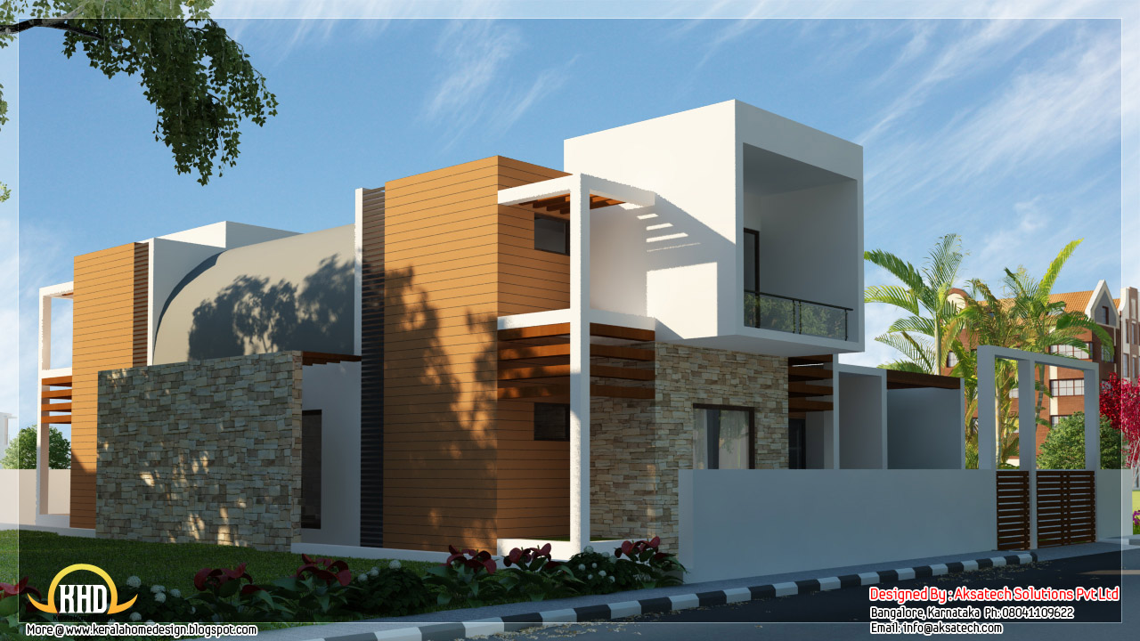 Beautiful contemporary  home designs Kerala home design 