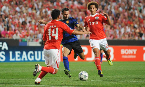 Ryan Giggs, Benfica - Manchester United