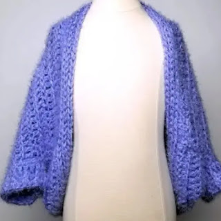 Chaqueta Cacoon a Crochet