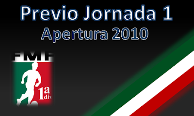 Previo a la Fecha 1 der Torneo Apertura 2010