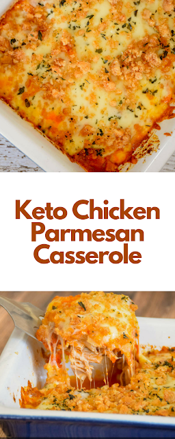 Keto Chicken Parmesan Casserole