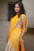 Nanditha raj latest photos in half saree-thumbnail-9