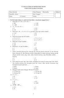   soal uts matematika kelas 6 semester 1, soal uts matematika kelas 6 semester 1 2016, soal matematika kelas 6 semester 1 dan kunci jawaban 2017, soal matematika kelas 6 semester 1 dan kunci jawaban kurikulum 2013, soal matematika kelas 6 semester 1 dan kunci jawaban 2016, soal matematika kelas 6 dan kunci jawabannya pdf, soal matematika kelas 6 semester 1 dan kunci jawaban 2015, soal matematika kelas 6 pilihan ganda, soal matematika kelas 6 dan pembahasannya