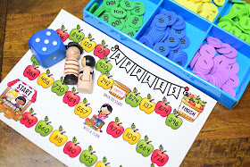 FREE Place Value Apple Board Game