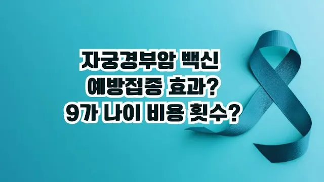 자궁경부암 백신 예방접종 효과부터 9가 나이 비용 횟수까지 자궁경부암 예방접종 백신 효과? 2가부터 9가까지 총정리
