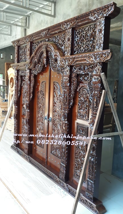 100 Kusen pintu  gebyok jati motif  jawa Jual berbagai 