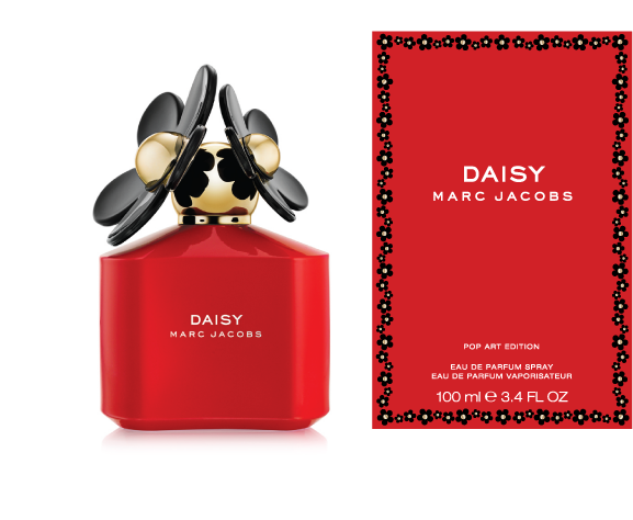 Marc Jacobs Daisy Pop Art. Marc Jacobs Daisy Pop Art is a light floral scent with notes of violet, gardenia, and jasmine. These florals are mixed with wild strawberry for a freshness