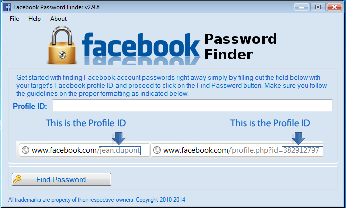 Facebook Password Finder 2.9.8 + Cracked+ Activation Code