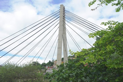 Langreo, puente atirantado