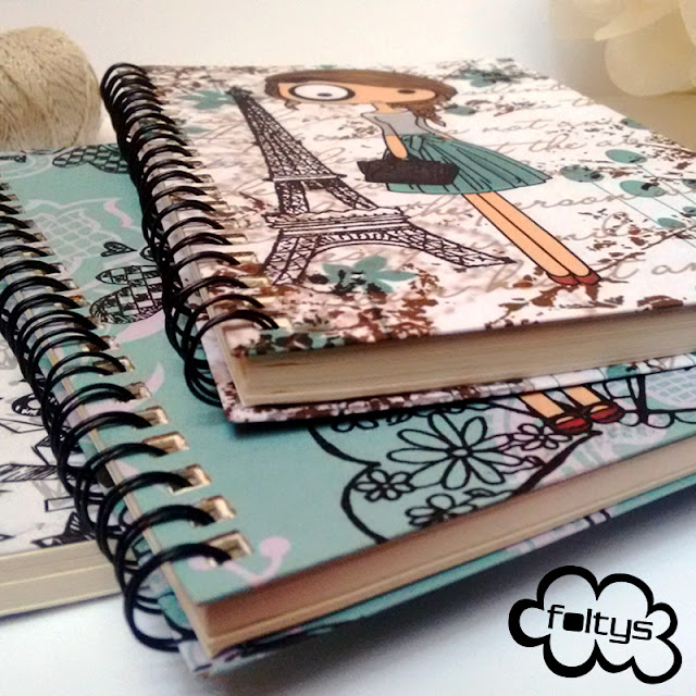 libretas ilustradas foltys | foltys illustrated notebooks (100% handmade with love)