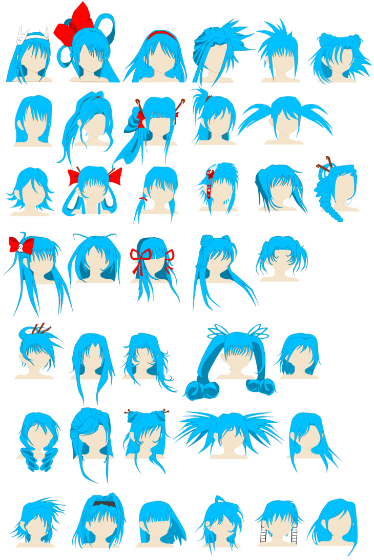 Cute Anime Hairstyles ~ trends hairstyle
