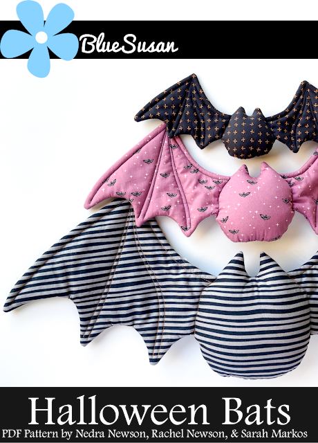 Halloween Bat sewing pattern cover PDF