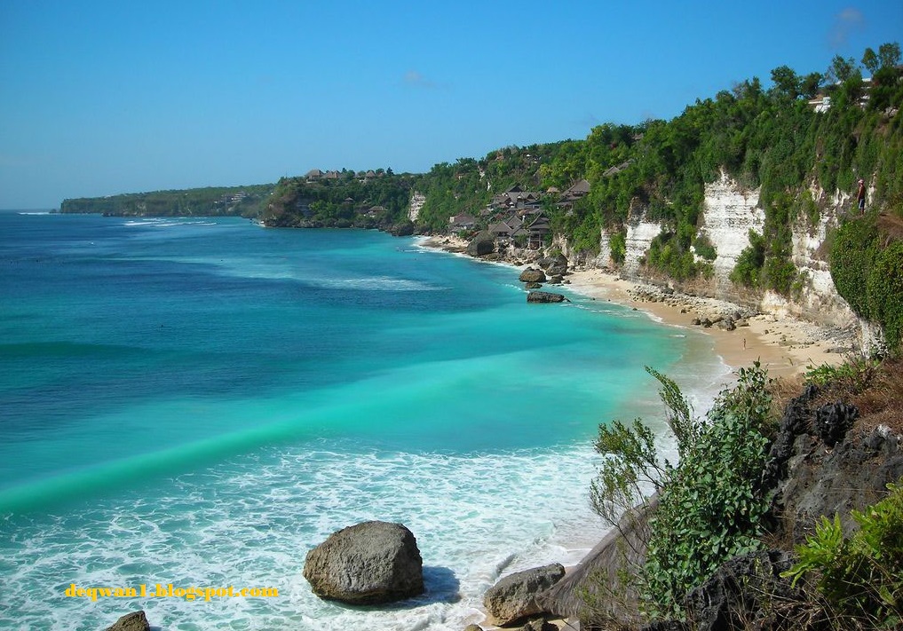 Foto Keindahan Obyek Wisata Pantai  Sawarna Di Banten 