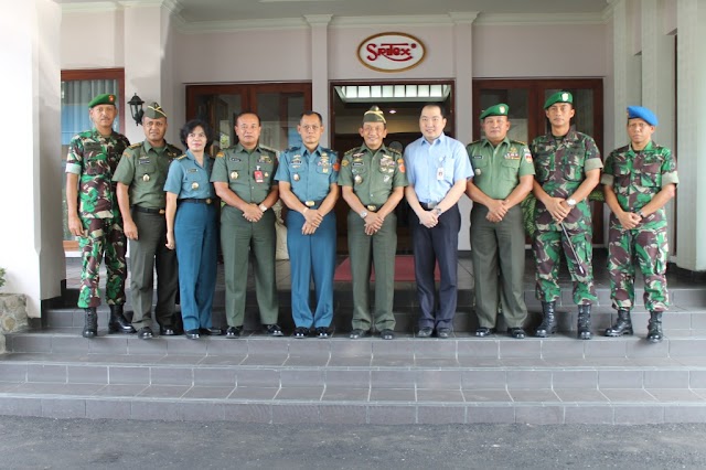 KUNJUNGAN KERJA IRJENAD TNI KE PT SRITEX