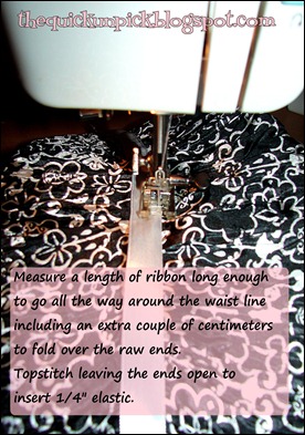 ribbon waistband