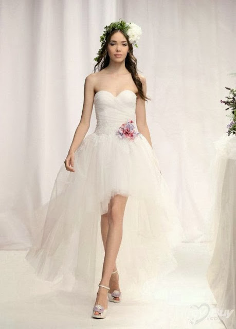 hi-lo wedding dress