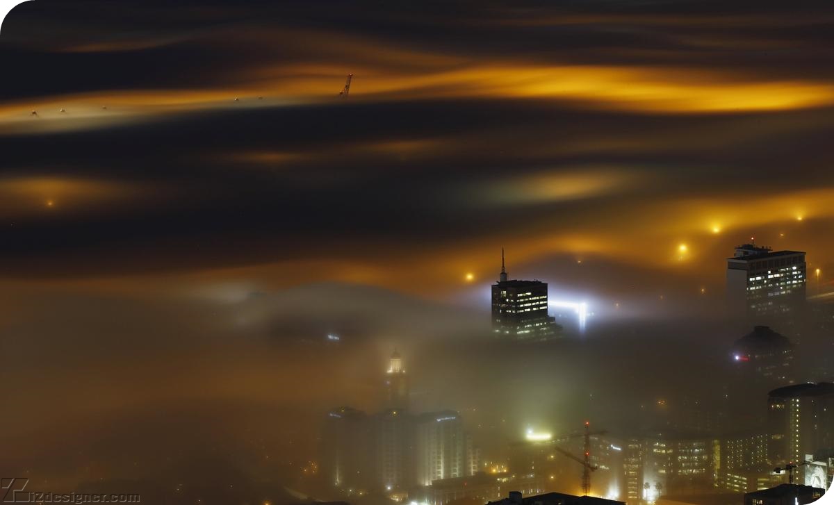 iZdesigner.com - Bộ ảnh thành phố trong sương mù