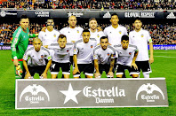 VALENCIA C. F. - Valencia, España - Temporada 2015-16 -  Diego Alves, Enzo Pérez, Abdennour, Siqueira, Aderlan Santos y Dani Parejo; Feghouli, Cheryshev, Rodrigo, Paco Alcácer y Cancelo - VALENCIA C. F. 2 (Negredo, Cheryshev) R. C. D. ESPANYOL 1 (Óscar Duarte) - 13/02/2016 - Liga de 1ª División, jornada 24 - Valencia, estadio de Mestalla