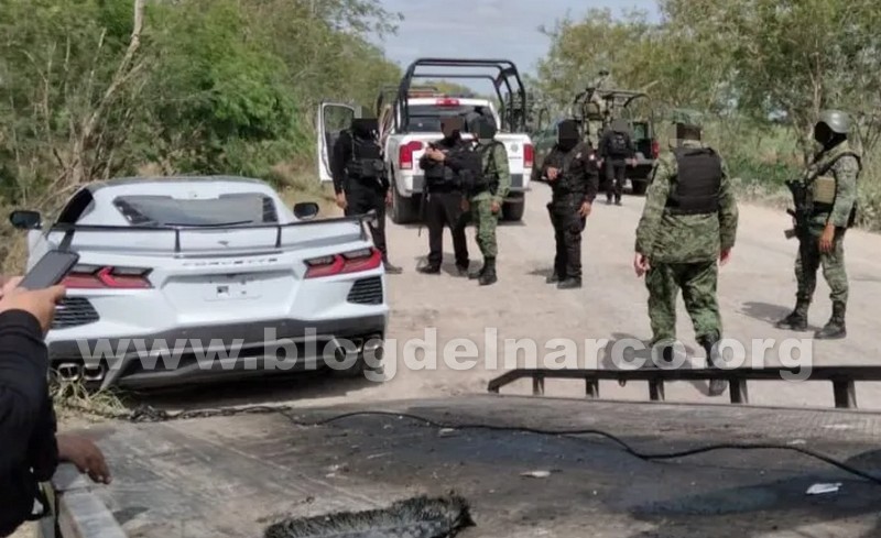 Enfrentamiento en Matamoros, Tamaulipas deja un detenido y dos coches de lujo asegurados, como es común los Sicarios corrieron