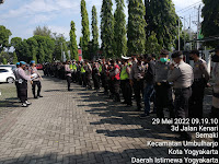 Apel Kesiapan Pengamanan Syawalan Akbar PPP Kota Yogyakarta dan DIY