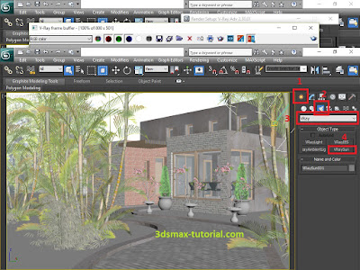 Cara membuat Vraysun di 3ds max