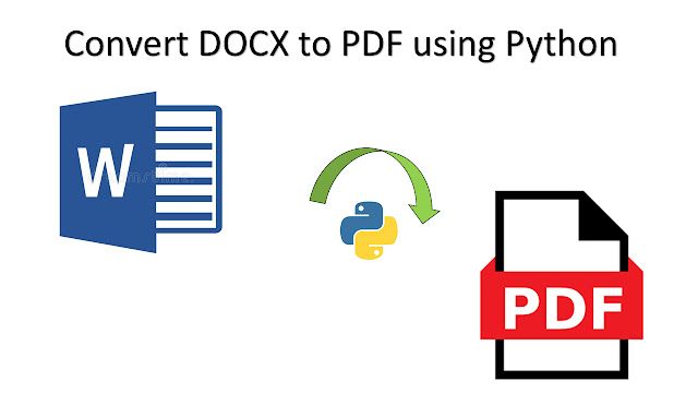 How to convert docx to pdf using python