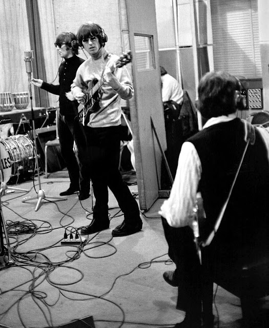 The Beatles recording Revolver 1966