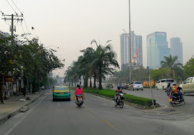 バンコクの大気汚染が長期化