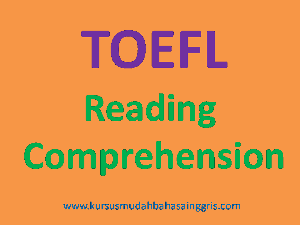 Contoh Soal Tes TOEFL Reading Comprehension Lengkap Dengan 