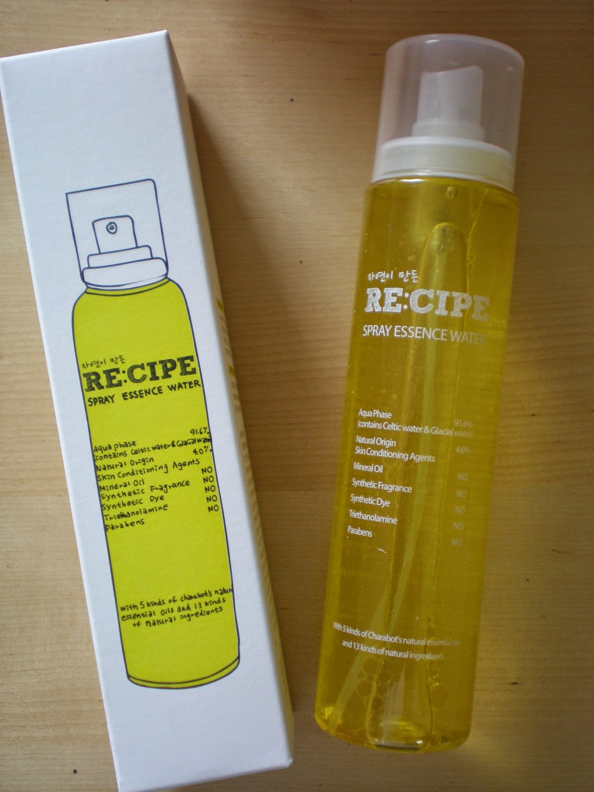 Recipe by Nature Spray Essence Water