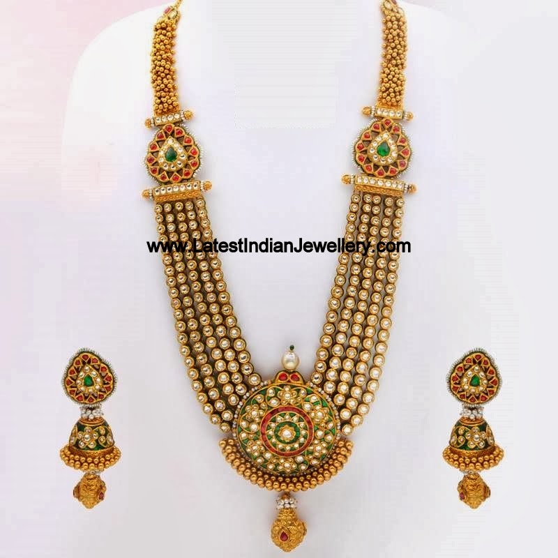 Heritage Kundan Bridal Haar Set