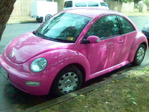 I love pink as every one knows i wanna pink car