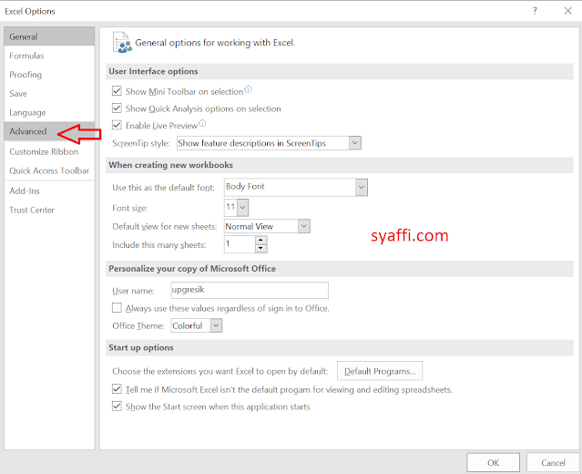 Cara Menampilkan Sheet di Excel