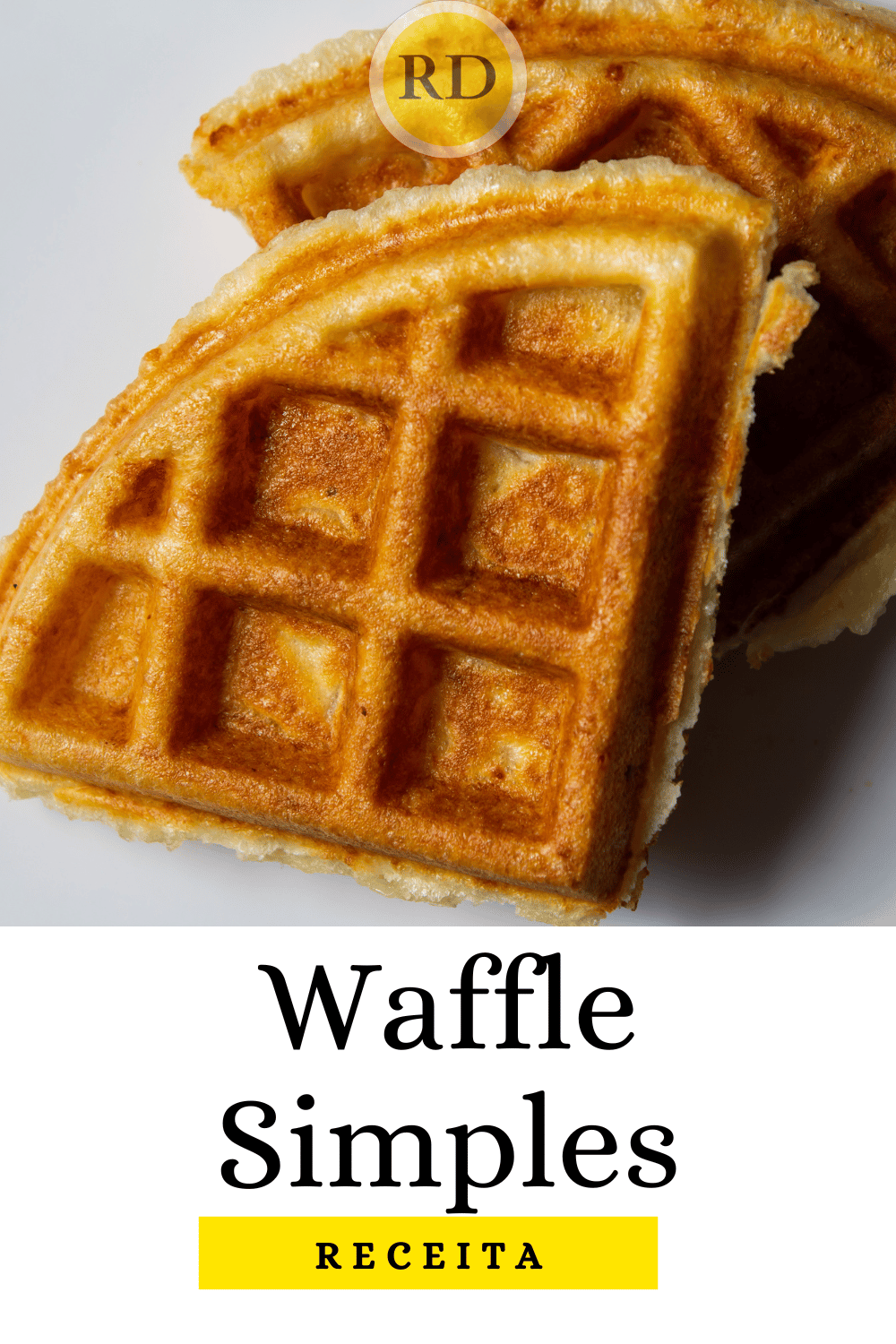 receita de waffle simples