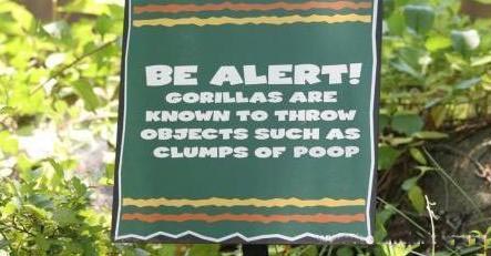 funny zoo signs