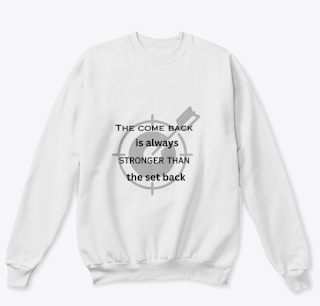 A quotation on t shirt