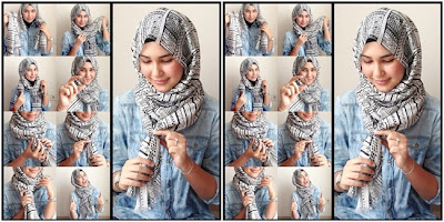 Cara Memakai Jilbab Pashmina Tanpa Jarum